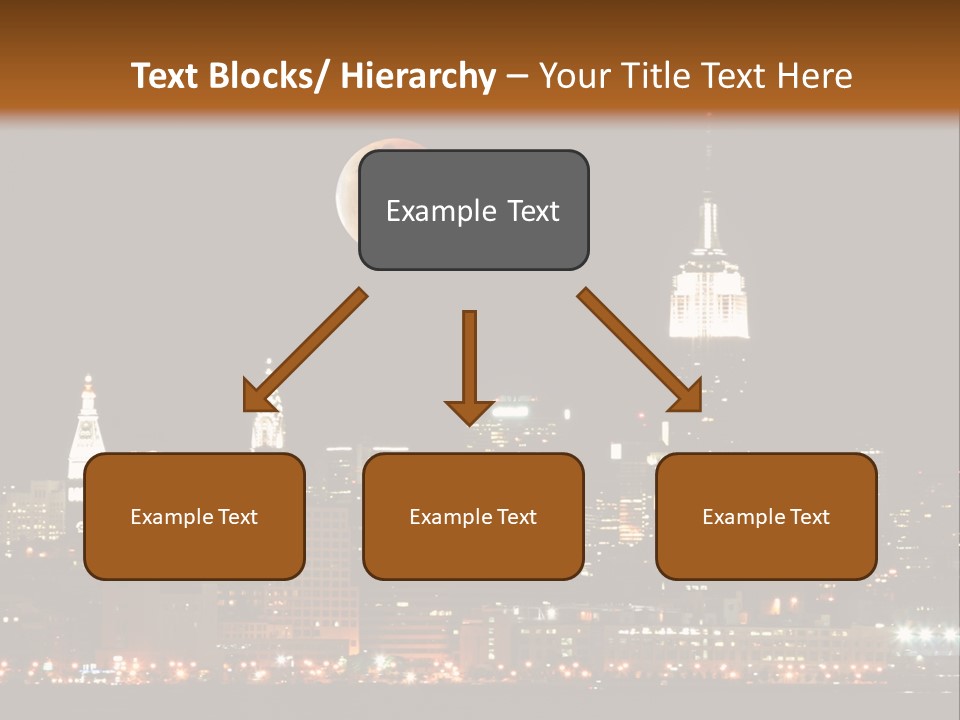 The New York City Skyline From The Liberty State Park PowerPoint Template