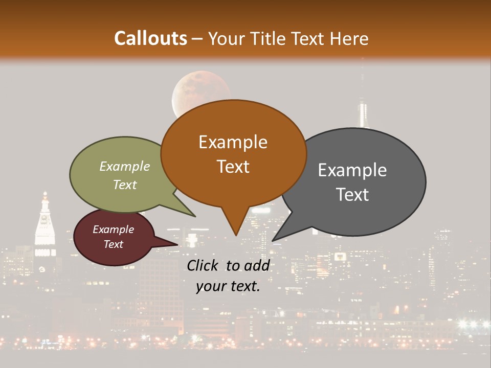 The New York City Skyline From The Liberty State Park PowerPoint Template