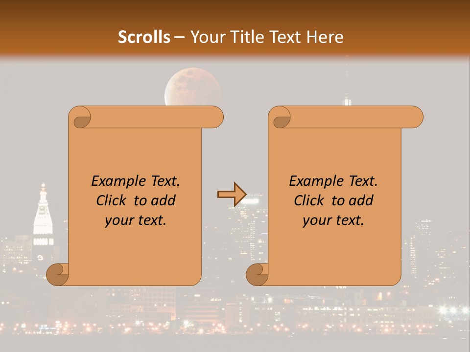The New York City Skyline From The Liberty State Park PowerPoint Template