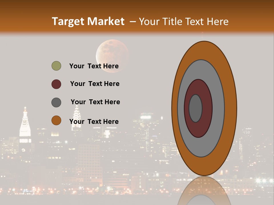 The New York City Skyline From The Liberty State Park PowerPoint Template