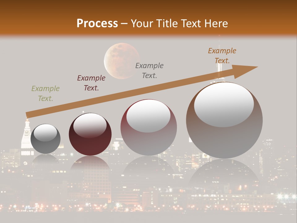 The New York City Skyline From The Liberty State Park PowerPoint Template