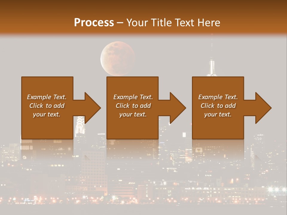 The New York City Skyline From The Liberty State Park PowerPoint Template