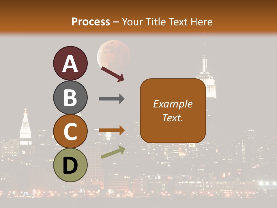 The New York City Skyline From The Liberty State Park PowerPoint Template