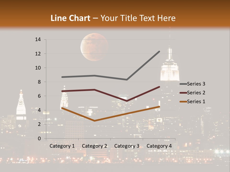 The New York City Skyline From The Liberty State Park PowerPoint Template