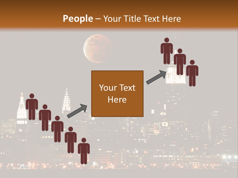 The New York City Skyline From The Liberty State Park PowerPoint Template