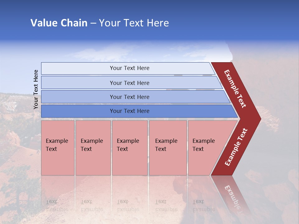 Hikers Looking At Landscape In Bryce Canyon National Park, Utah, Usa PowerPoint Template