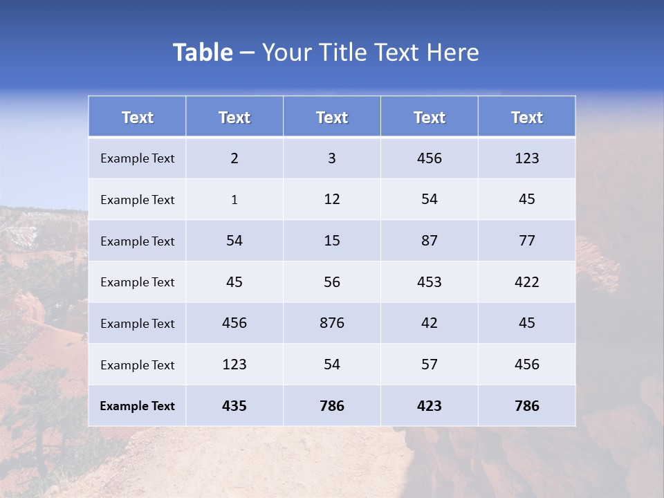 Hikers Looking At Landscape In Bryce Canyon National Park, Utah, Usa PowerPoint Template