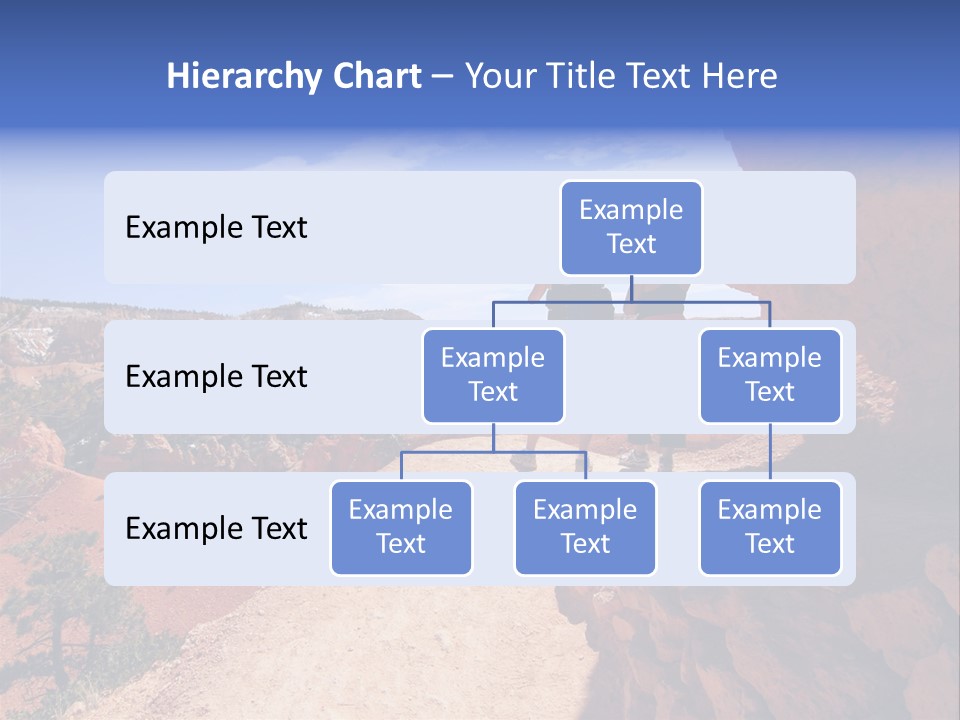 Hikers Looking At Landscape In Bryce Canyon National Park, Utah, Usa PowerPoint Template