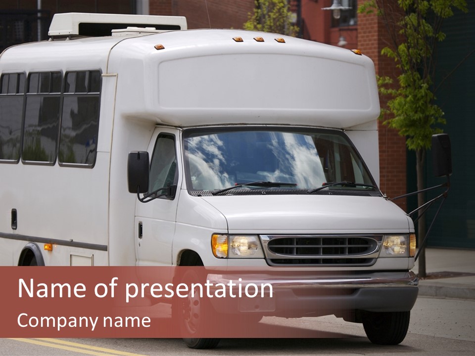 Shuttle Bus PowerPoint Template