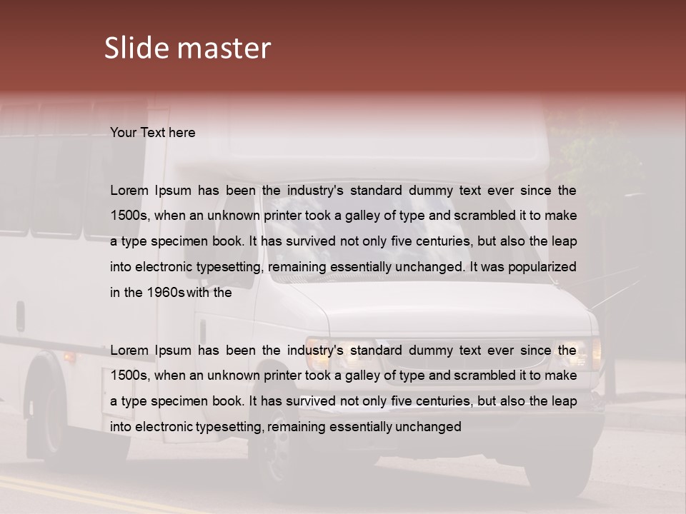 Shuttle Bus PowerPoint Template