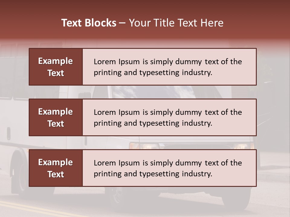 Shuttle Bus PowerPoint Template