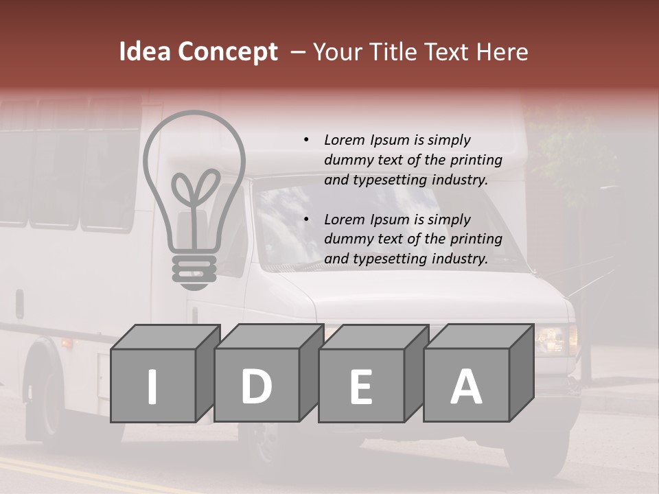 Shuttle Bus PowerPoint Template