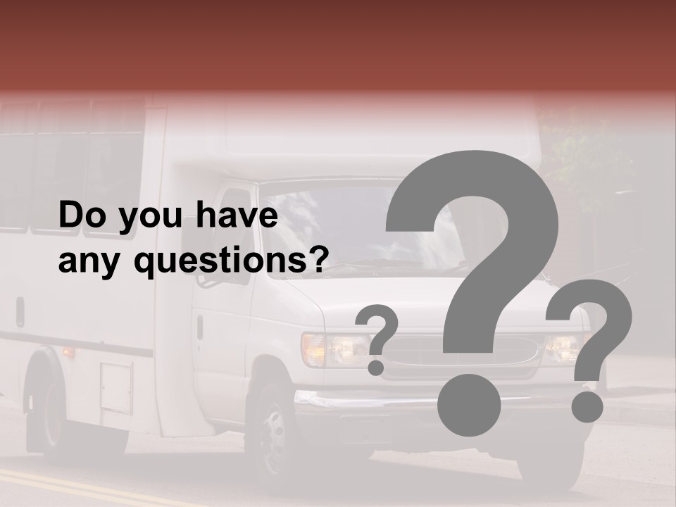 Shuttle Bus PowerPoint Template