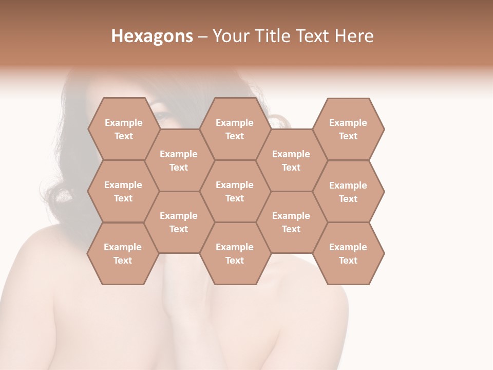 Beautiful Middle-Aged Woman PowerPoint Template