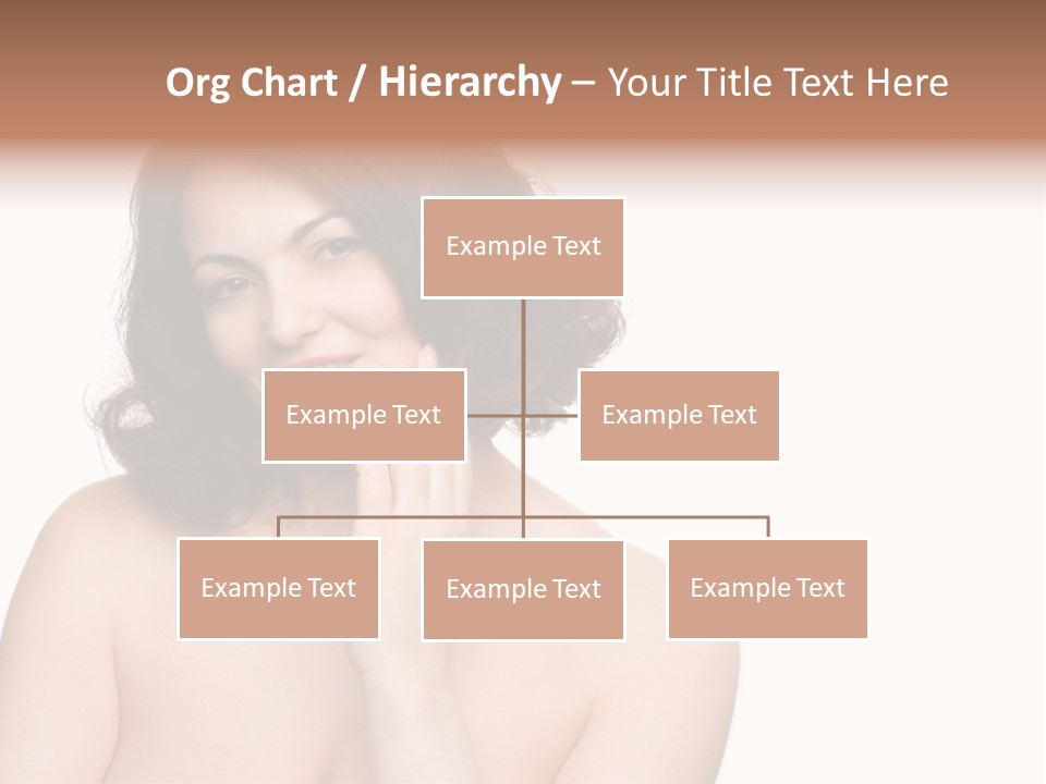 Beautiful Middle-Aged Woman PowerPoint Template