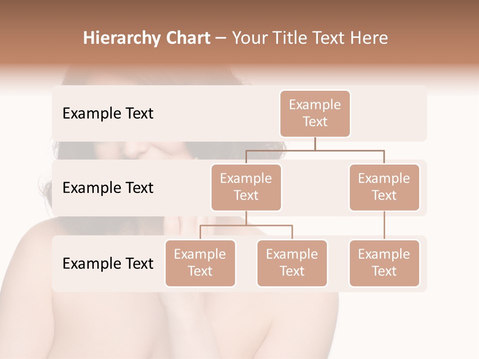 Beautiful Middle-Aged Woman PowerPoint Template