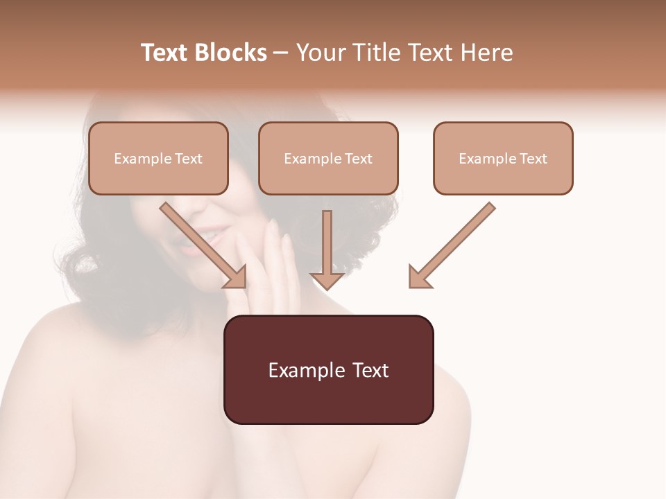 Beautiful Middle-Aged Woman PowerPoint Template