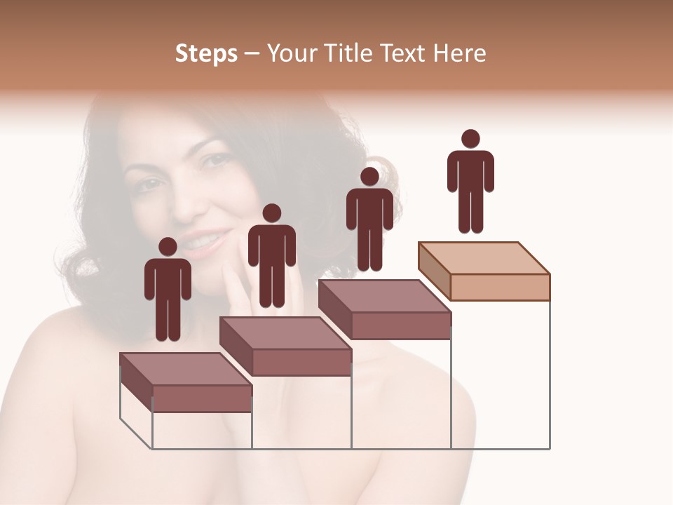 Beautiful Middle-Aged Woman PowerPoint Template