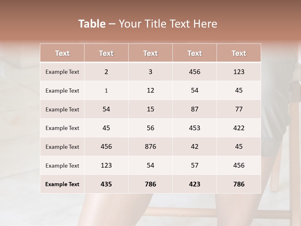 Woman Suffering From Pain In Knee Joint. PowerPoint Template