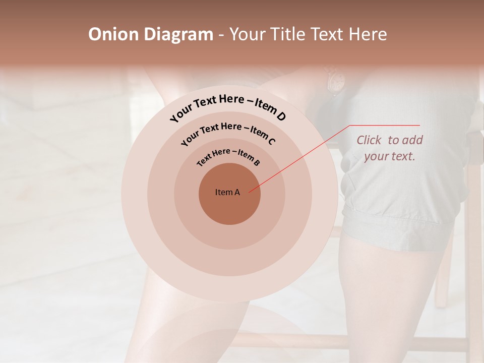 Woman Suffering From Pain In Knee Joint. PowerPoint Template