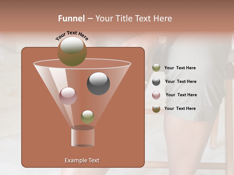 Woman Suffering From Pain In Knee Joint. PowerPoint Template