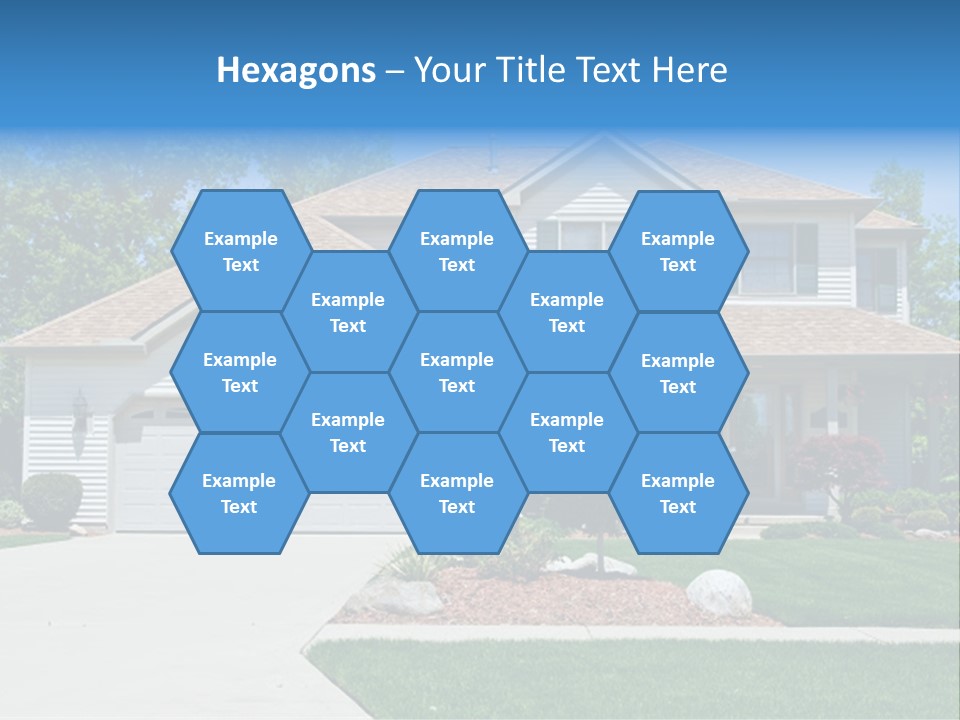 A Very Neat And Tidy Home In Suburbs Of Ohio PowerPoint Template