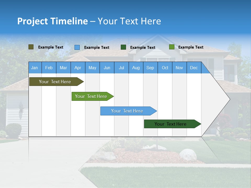 A Very Neat And Tidy Home In Suburbs Of Ohio PowerPoint Template
