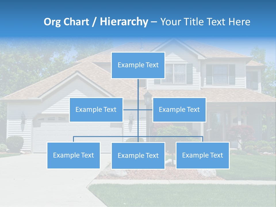 A Very Neat And Tidy Home In Suburbs Of Ohio PowerPoint Template