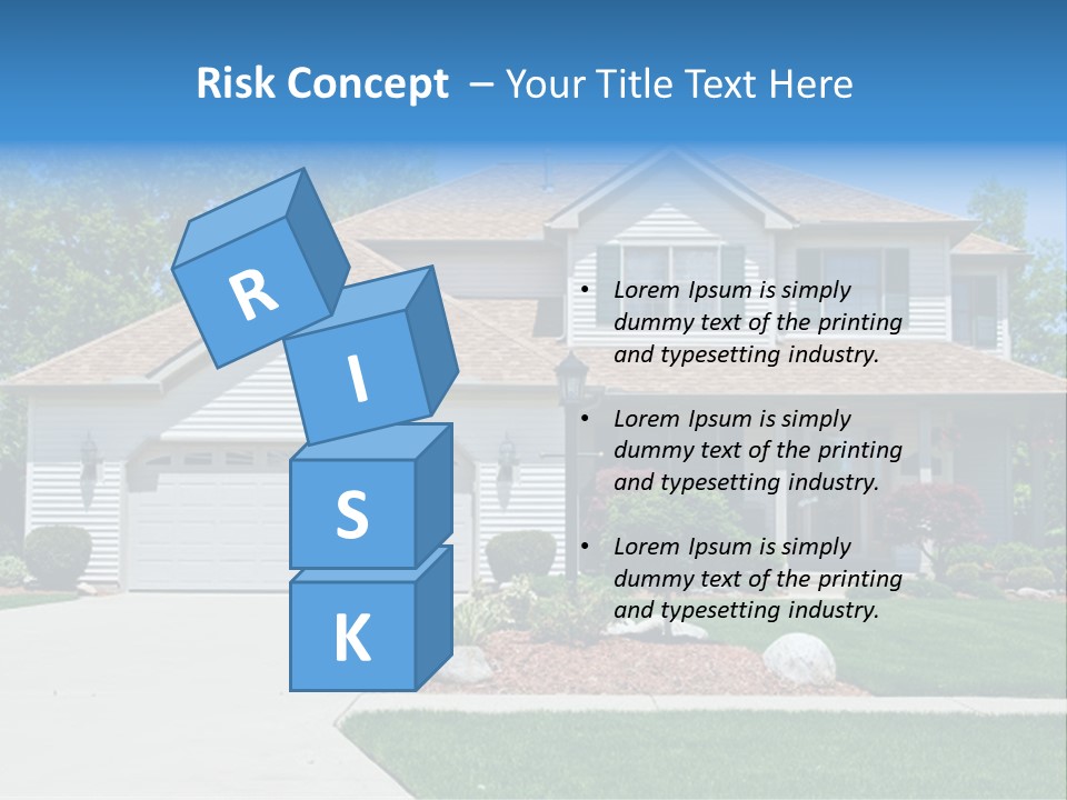 A Very Neat And Tidy Home In Suburbs Of Ohio PowerPoint Template