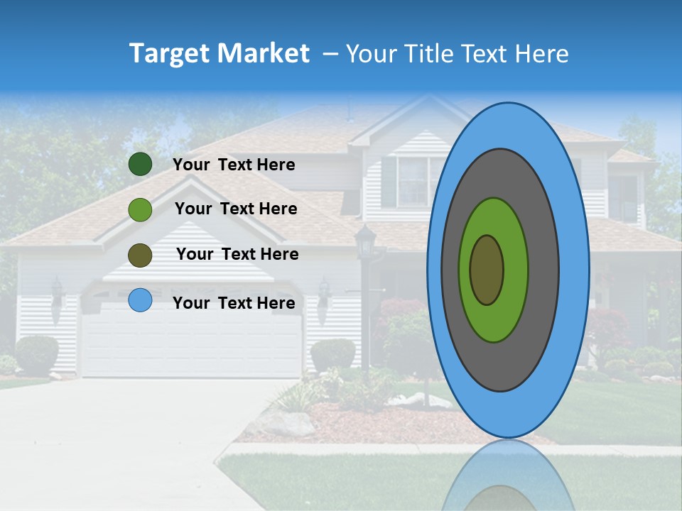 A Very Neat And Tidy Home In Suburbs Of Ohio PowerPoint Template