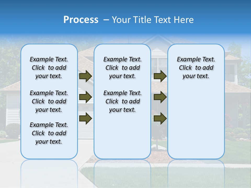 A Very Neat And Tidy Home In Suburbs Of Ohio PowerPoint Template