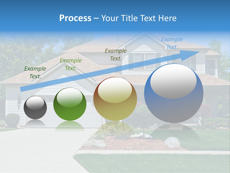 A Very Neat And Tidy Home In Suburbs Of Ohio PowerPoint Template