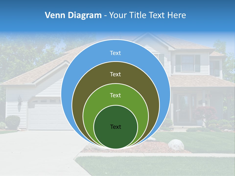 A Very Neat And Tidy Home In Suburbs Of Ohio PowerPoint Template