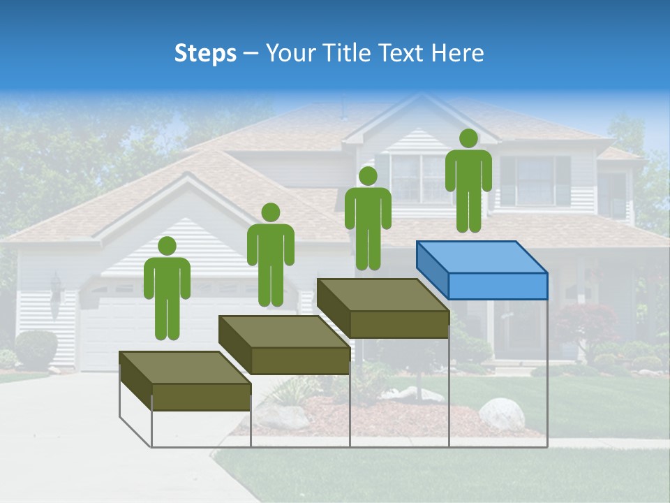A Very Neat And Tidy Home In Suburbs Of Ohio PowerPoint Template