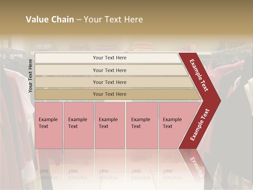 Clothes In Shop PowerPoint Template