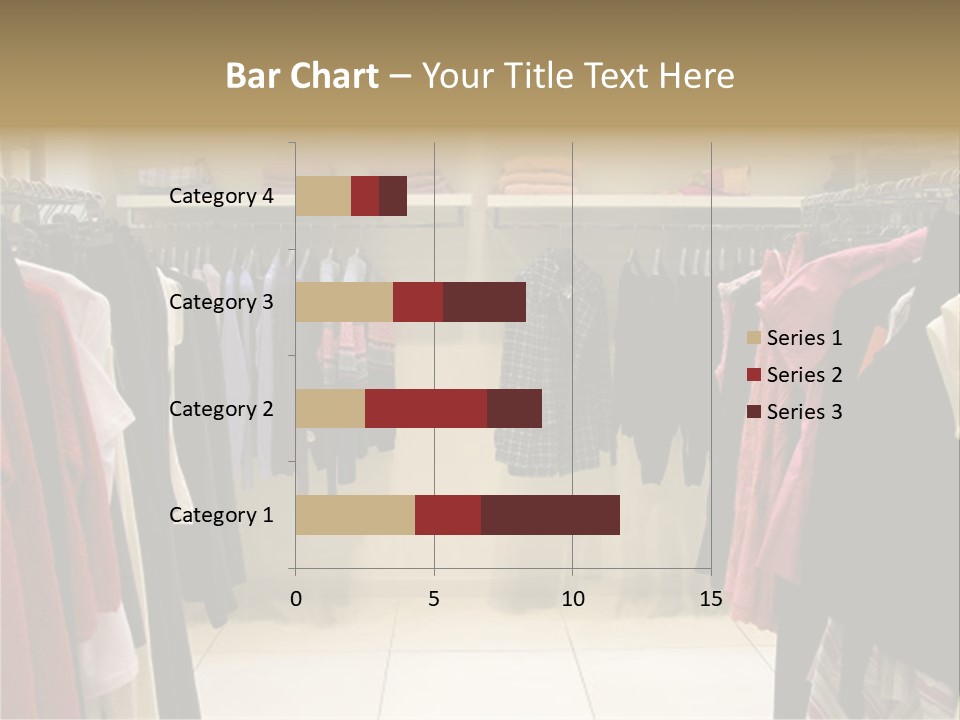 Clothes In Shop PowerPoint Template