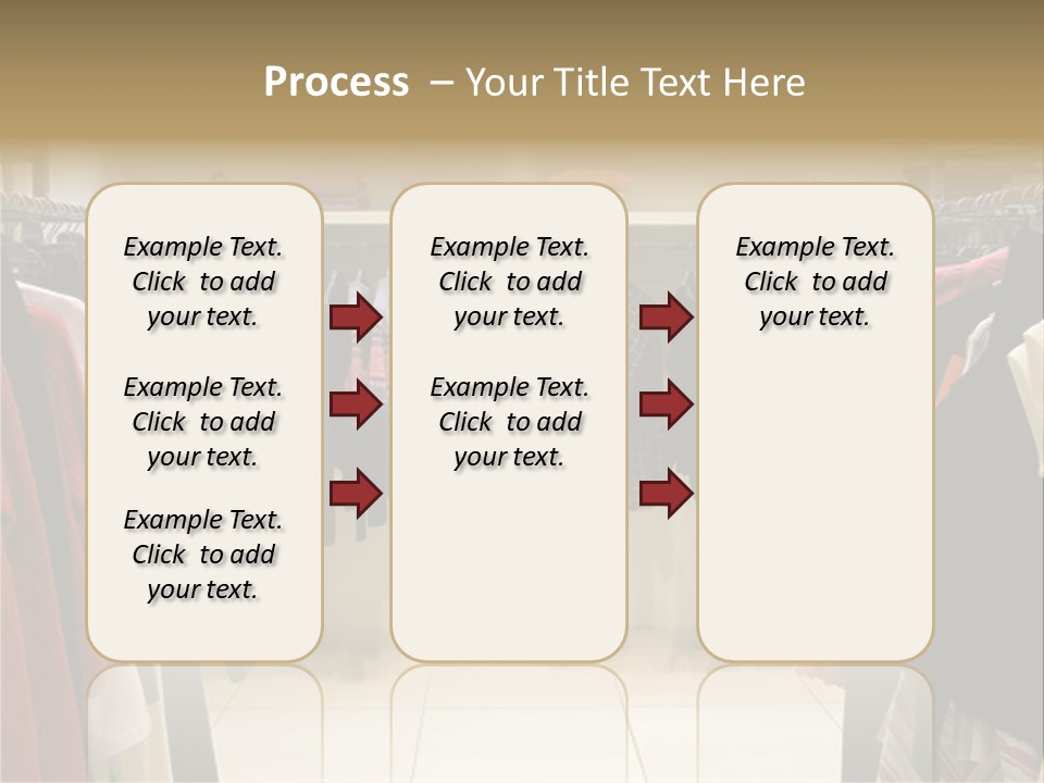 Clothes In Shop PowerPoint Template