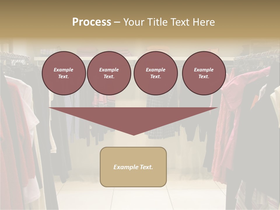 Clothes In Shop PowerPoint Template