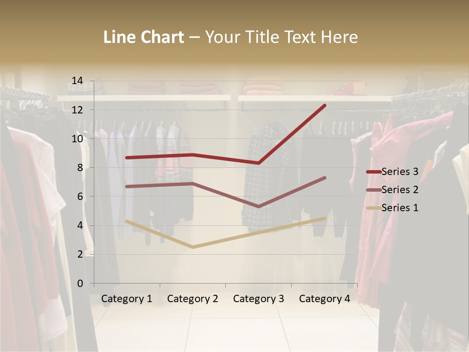 Clothes In Shop PowerPoint Template
