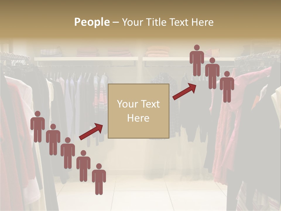 Clothes In Shop PowerPoint Template