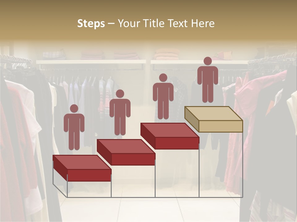 Clothes In Shop PowerPoint Template