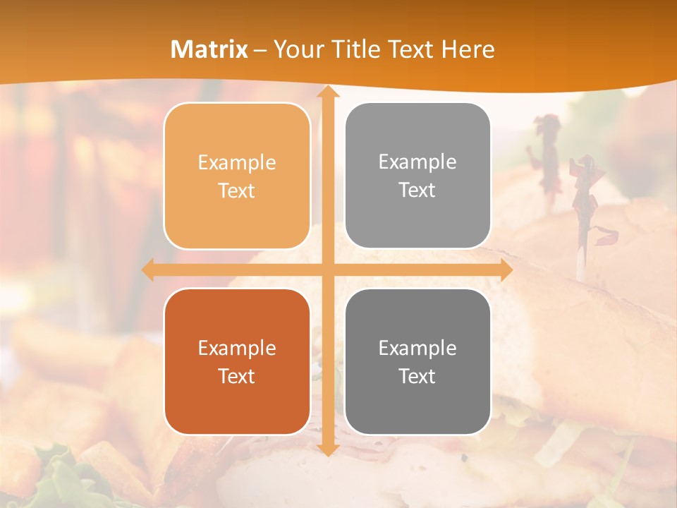 Grilled Chicken Cordon Bleu With Ham Sandwich At An Outdoor Cafe PowerPoint Template