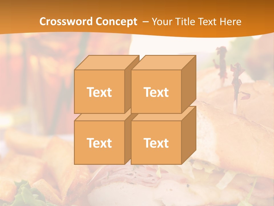 Grilled Chicken Cordon Bleu With Ham Sandwich At An Outdoor Cafe PowerPoint Template