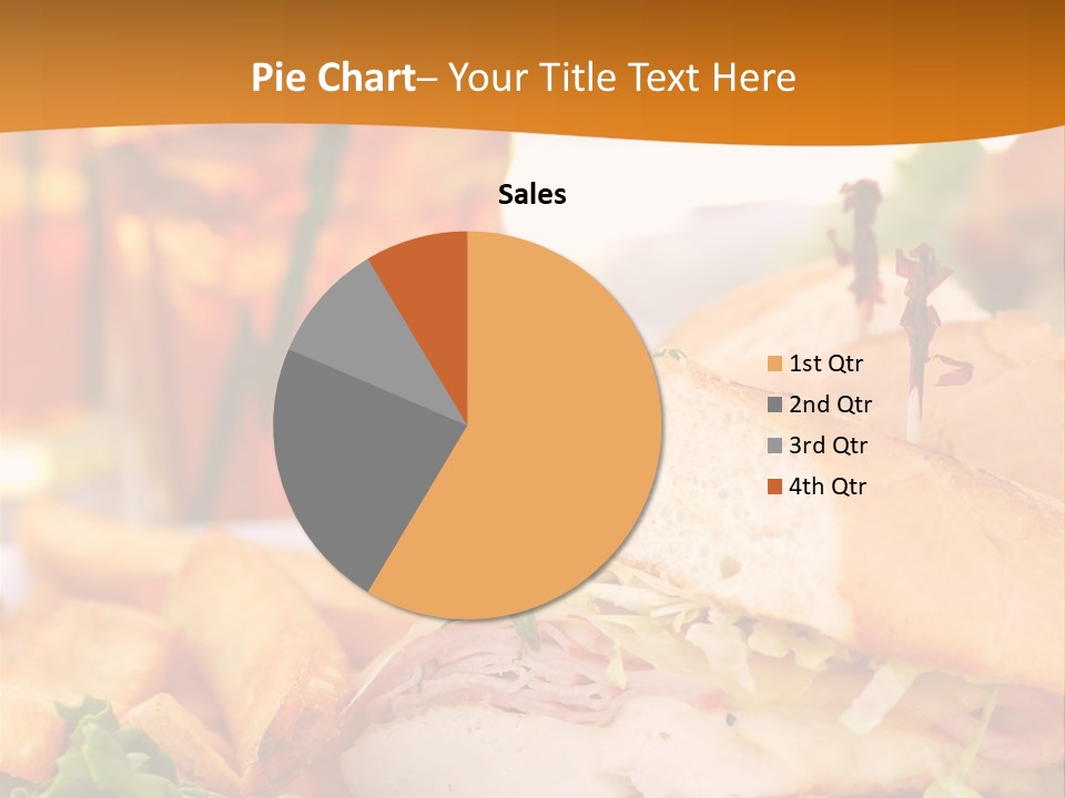 Grilled Chicken Cordon Bleu With Ham Sandwich At An Outdoor Cafe PowerPoint Template