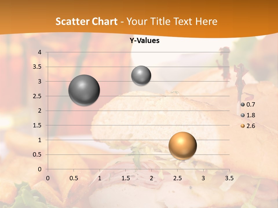 Grilled Chicken Cordon Bleu With Ham Sandwich At An Outdoor Cafe PowerPoint Template