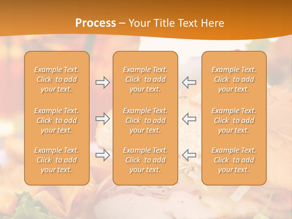 Grilled Chicken Cordon Bleu With Ham Sandwich At An Outdoor Cafe PowerPoint Template