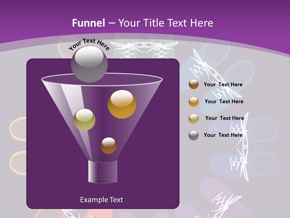 Colorful Shoes In A Circle Stock Vector Illustration: PowerPoint Template