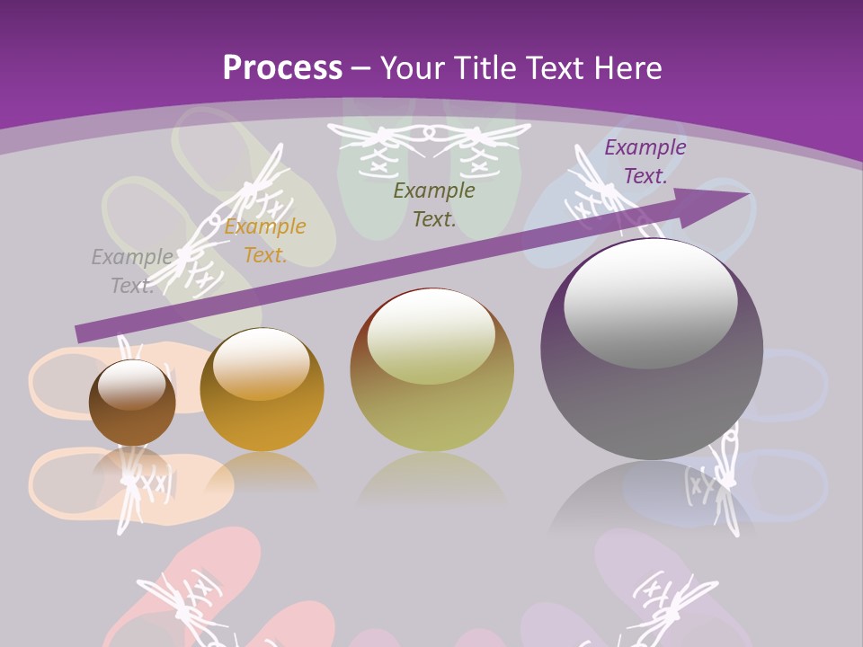 Colorful Shoes In A Circle Stock Vector Illustration: PowerPoint Template