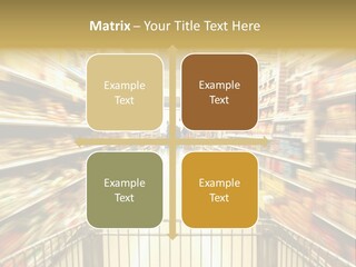 Supermarket Blur PowerPoint Template