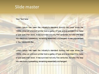 Supermarket Blur PowerPoint Template